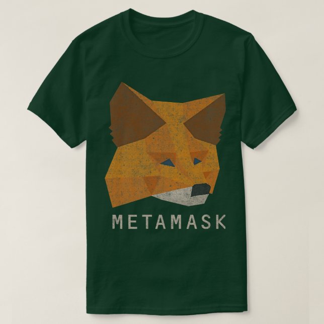 Camiseta Carteira de criptografia do MetaMask FoSecure para (Frente do Design)
