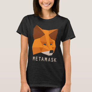 Camiseta Carteira De Criptografia Do MetaMask Fox Para Appl
