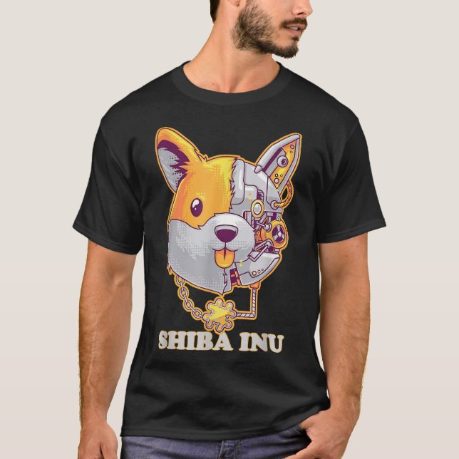 Camiseta Carteira de Criptomoeda do Token Criptográfico Shi (Frente)