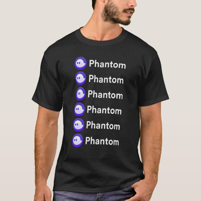 Camiseta Carteira Phantom Nft E Crypto Na Rede Solana (Frente)