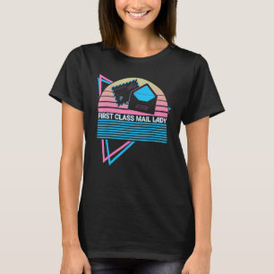 Camiseta Carteiro do Serviço Postal Retro Primeira Classe S