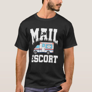 Camiseta Carteiro engraçado EUA carteiro trabalhador homem