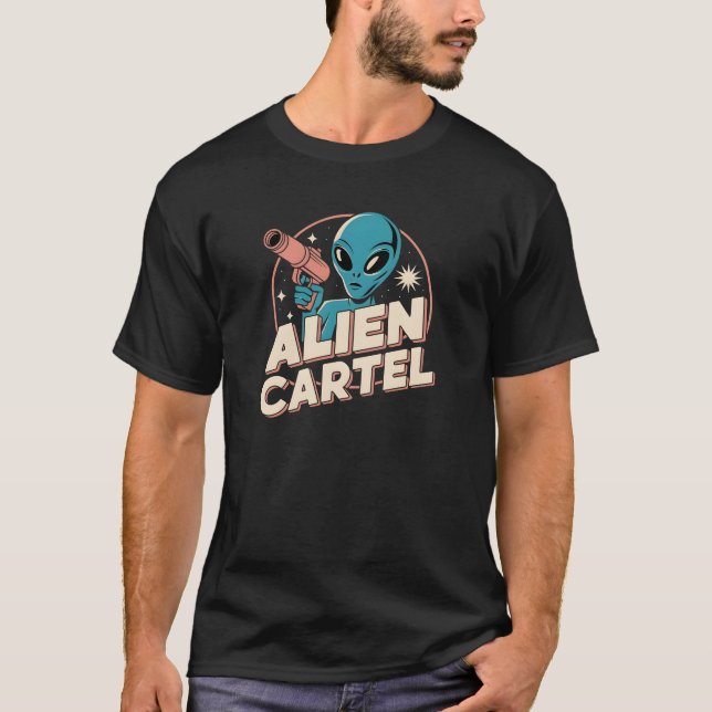 Camiseta Cartel alienígena (Frente)