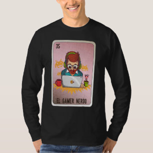 Camiseta Cartelas de Bingo da Loteria de Gíria Mexicana El 