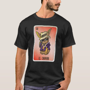 Camiseta Cartelas de Bingo da Loteria de Gírias Mexicanas E