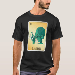 Camiseta Cartelas de Bingo da Loteria de Gírias Mexicanas E