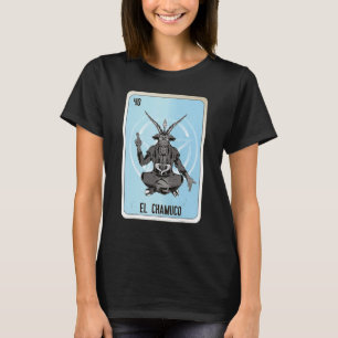 Camiseta Cartelas de Bingo da Loteria de Gírias Mexicanas E