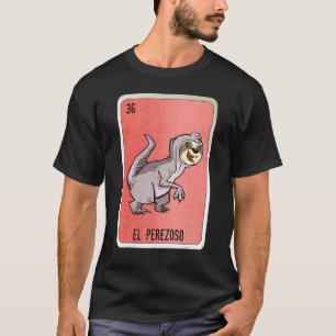 Camiseta Cartelas de Bingo da Loteria de Gírias Mexicanas E