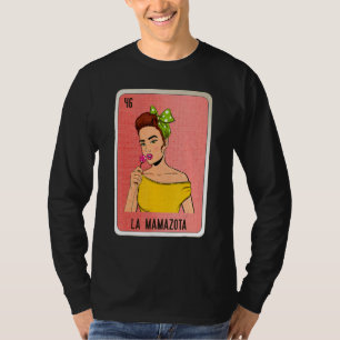 Camiseta Cartelas de Bingo da Loteria de Gírias Mexicanas L