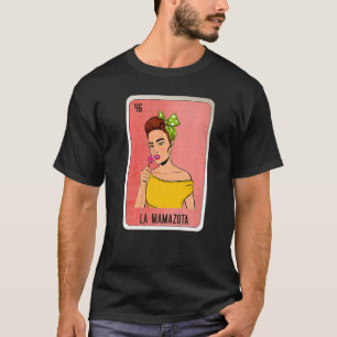 Camiseta Cartelas de Bingo da Loteria de Gírias Mexicanas L