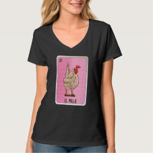 Camiseta Cartelas de Bingo da Loteria do Slang Mexicano El 