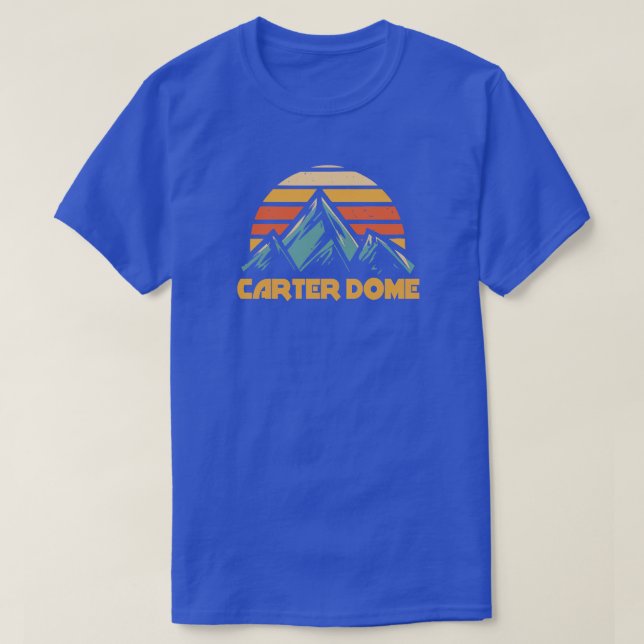 Camiseta Carter Dome New Hampshire Retro Turquoise (Frente do Design)