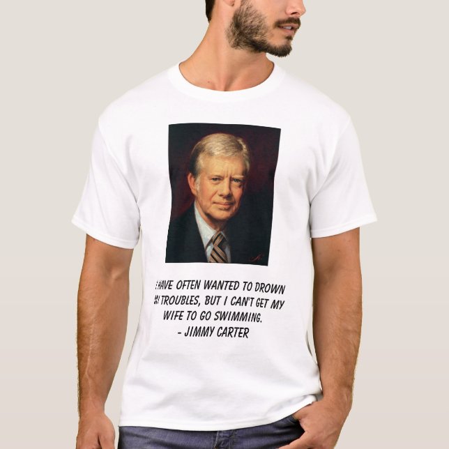 Camiseta Carter, eu tenho quis frequentemente afogar meu (Frente)