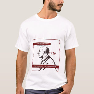 Camiseta Carter G. Woodson Pai da História 100º Aniversário
