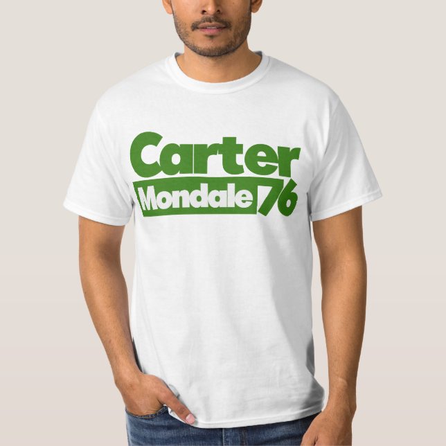 Camiseta Carter Mondale 1976 Retro Politics (Frente)