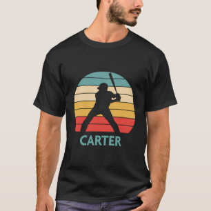 Camiseta Carter Name Gift Personalizado Baseball
