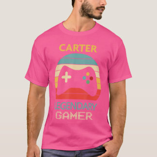 Camiseta Carter Name Gift Personalized Legendary Gamer funn