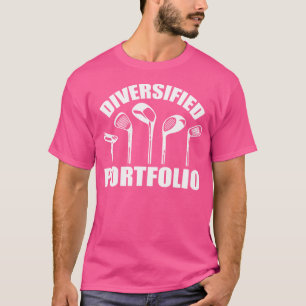 Camiseta Cartera Diversificada de Golfe Negócios Divertidos