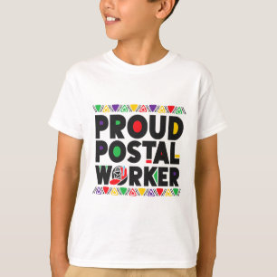 Camiseta Cartero Carteiro Afro-Americano História Negra Mon