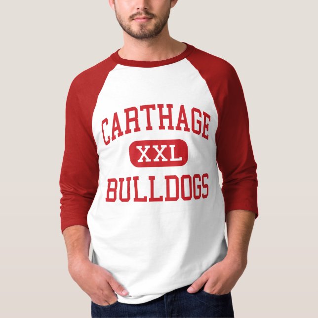 Camiseta Carthage - buldogues - segundo grau - Carthage (Frente)