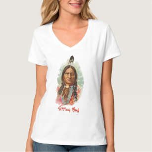 Camiseta Cartões-chefe índios nativos
