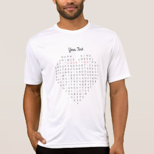 Camiseta Cartões de agradecimentos plano