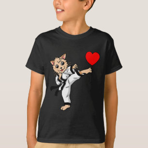 Camiseta Cartões de aniversários de Aniversário do Coração