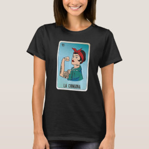 Camiseta Cartões de Bingo da Loteria de Gírias Mexicanas La