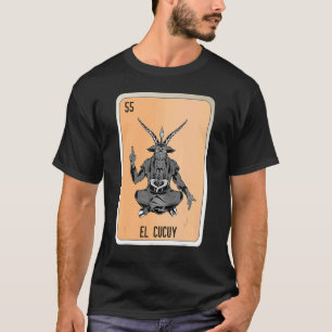 Camiseta Cartões de Bingo da Loteria do El Cucuy Mexicano S