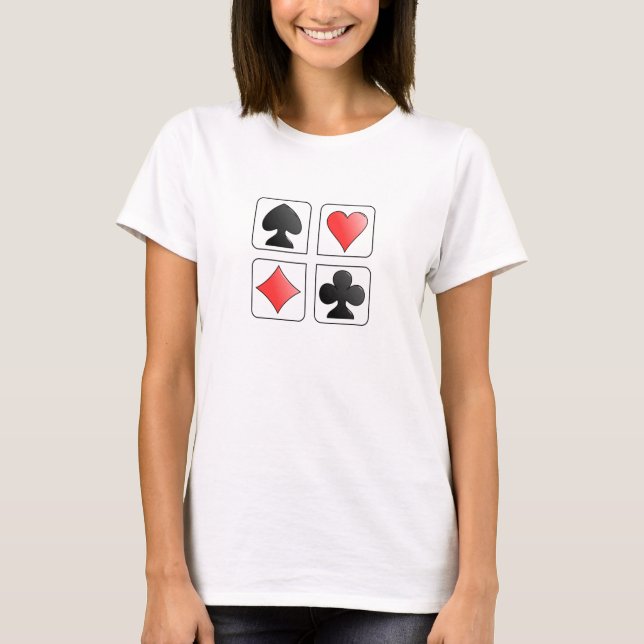 Camiseta Cartões de jogo (Frente)