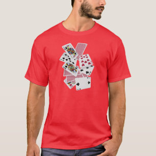 Camiseta Cartões de jogo - jogo a ganhar - encantos