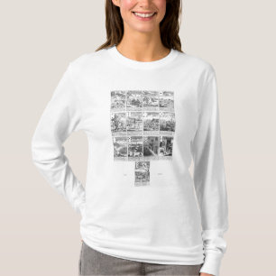 Camiseta Cartões de jogo que satirizam riscos da "bolha"