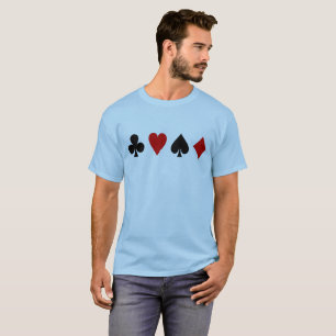 Camiseta Cartões de jogos Jogando cartas no Diamond Club H