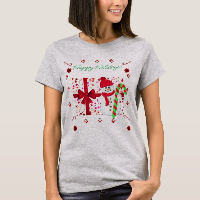 Camiseta Cartões de natal (Frente)