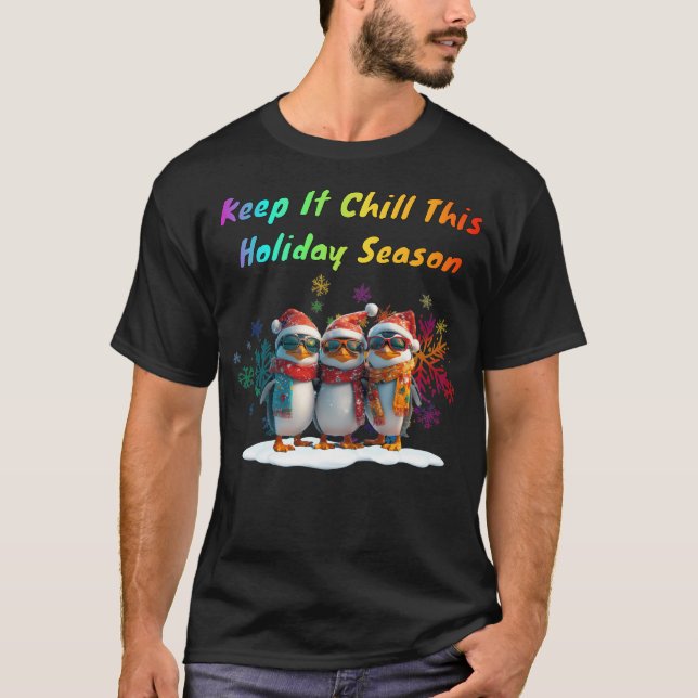 Camiseta Cartões de natal de Enchimento (Frente)