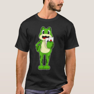 Camiseta Cartões de pôquer do sapo