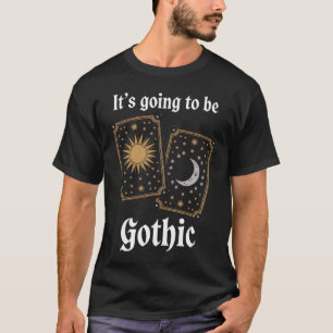 Camiseta Cartões de Tarô Gótico - Letras Medievais Fortune