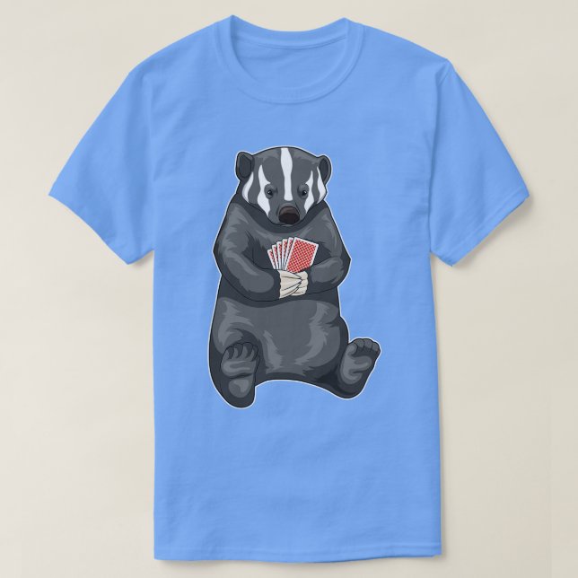 Camiseta Cartões de texugo-mel (Frente do Design)
