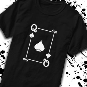 Camiseta Cartões - Fatos de Espadas Correspondentes - Rain