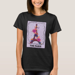 Camiseta Cartões Místicos Placas Tarot de Paris Torre Eiffe