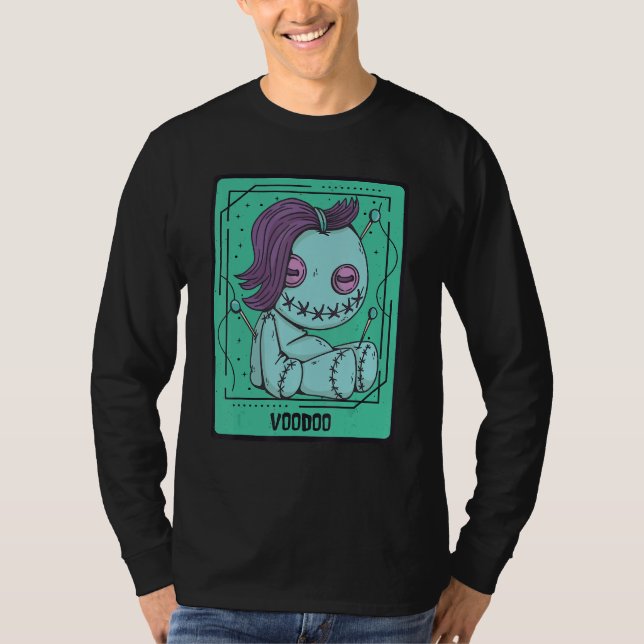 Camiseta Cartões Místicos Voodoo Tarot (Frente)
