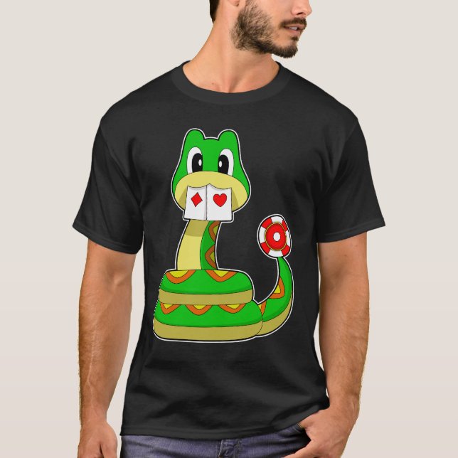 Camiseta Cartões Poker Snake (Frente)