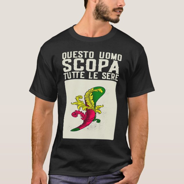Camiseta Cartões Scopa Italiano De Jogo De Cartões Scopa Nã (Frente)