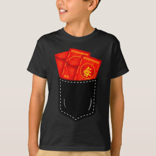Camiseta Cartões Vermelhos de Envelopes Falsos Engraçados d