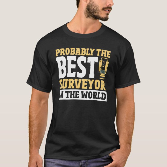 Camiseta Cartografa Land Recorder Land Survey Land S (Frente)