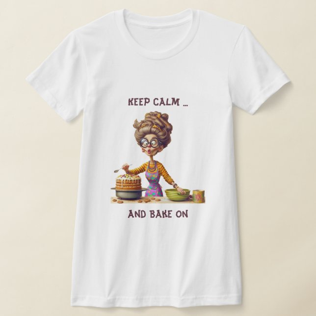 Camiseta Cartografia da senhora Frazzled Baker Engraçado (Postura )
