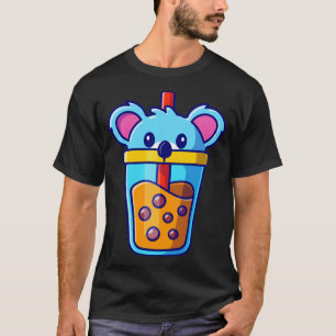 Camiseta Cartografia da Taça de Chá de Leite de Koala
