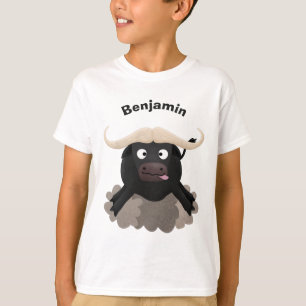 Camiseta Cartografia de búfalo com água corrente
