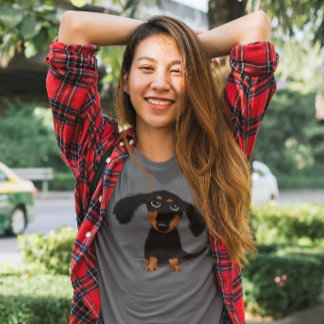 Camiseta Cartografia de Cão Cachshund Dachshund Puppy