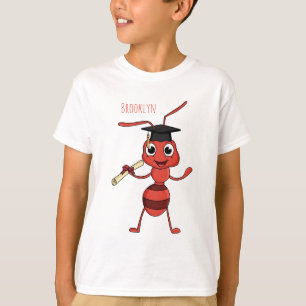 Camiseta Cartografia de formiga vermelha e bonita